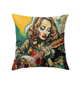 Guitar Is Self Expression Indoor Pillow - Beyond T-shirts